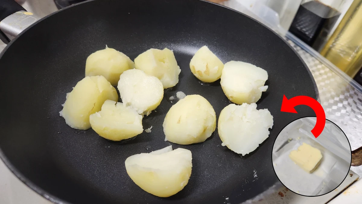 후라이팬-속-감자-그리고-버터