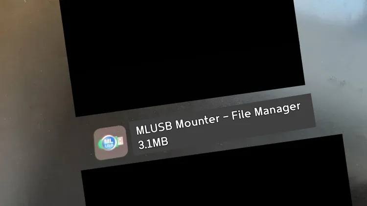MLUSB-mounter-어플을-설치했던-내역